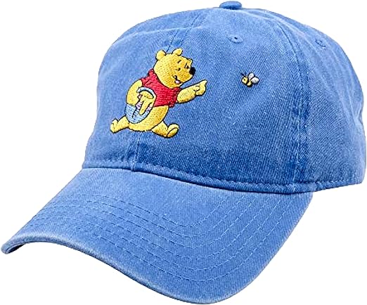 Concept One Disney Winnie The Pooh Dad Hat, Cotton Adjustable Adult Baseball Cap with Curved Brim